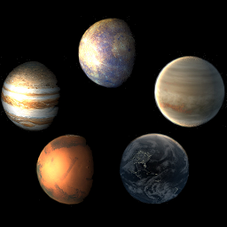 รูปไอคอน Planets Viewer