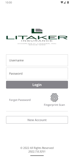 Android application Litaker Insurance Online screenshort