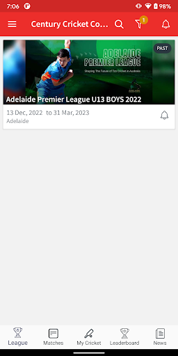 Century Cricket Competitions Screen 3