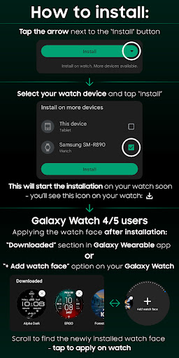 OBSIDIAN Gold Class watch face