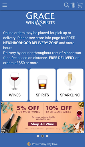 Grace Wine & Spirits Screen 3