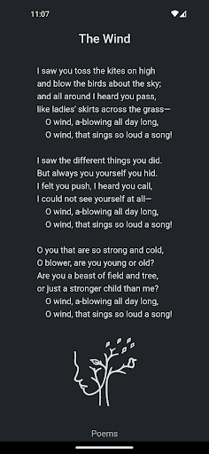 Poems Allowed Screen 3