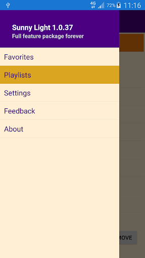 Sunny Light - M3U and XML Player