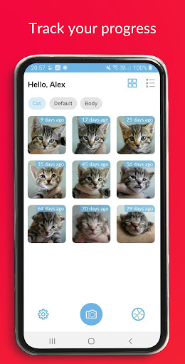Android application Photo Progress: Before - After screenshort