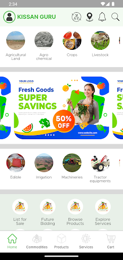 Android application Kissan Guru screenshort
