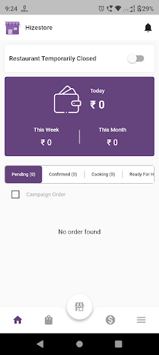 Hizego Store - Partner App Screen 2