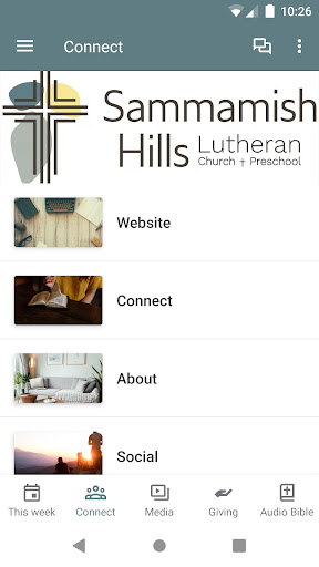 Sammamish Hills Lutheran Screen 2