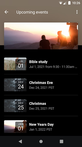Android application Church Of The Redeemed TX screenshort