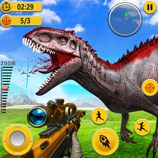 Dinosaur Shooting Game 3D 2022 logo
