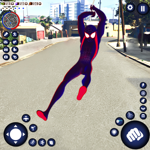 Miami Rope Hero Spider Games  Icon