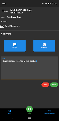 Grid Map It Screen 3