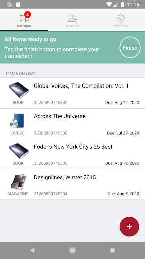 MyCheckout@CCPL Screen 3