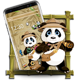 Robe Hologram Crazy panda Theme 2D icon