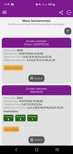 Loto análises fácil Screenshot 4 - AppWisp.com