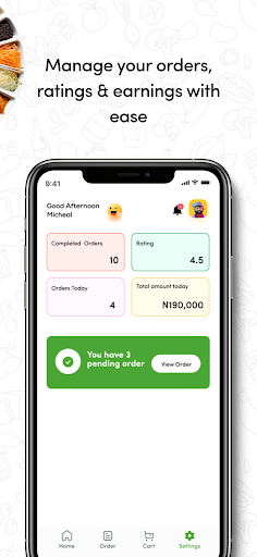 Chef4Me-Vendors Screen 3