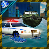 Sea Police Car - Boat Chase icon