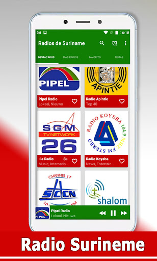 Android application Radio Suriname screenshort