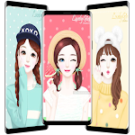 Cover Image of ダウンロード Girly Wallpaper For Cute Girls 1.0 APK
