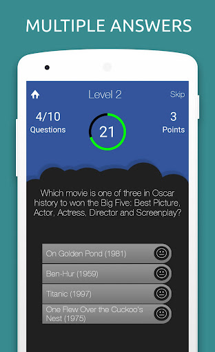 Movies Quiz Test Trivia Game
