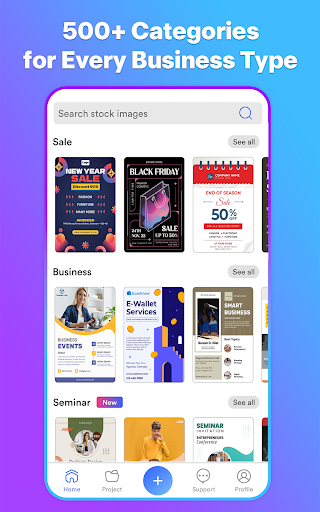 Loogy: Poster & Flyers Maker screenshot 9