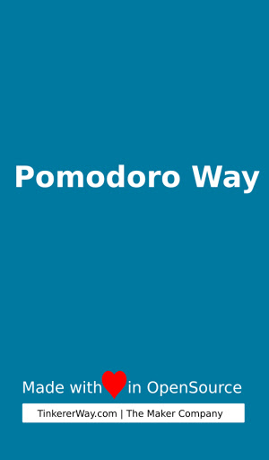 Android application PomodoroWay screenshort