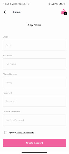 Android application Baby Bunting screenshort