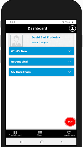 Android application Wellbeing Care Community screenshort