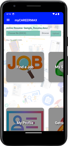 Android application myCareerMax - AI Job Search screenshort