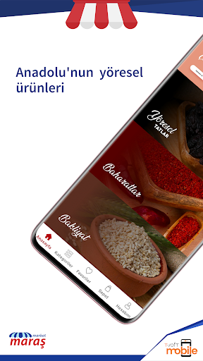 Android application Maraş Market screenshort