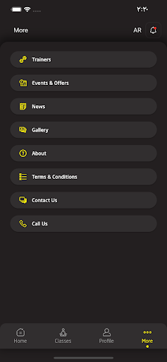 Golds Gym Egypt Screen 3