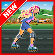 Traffic Skater Racer : Girl Game