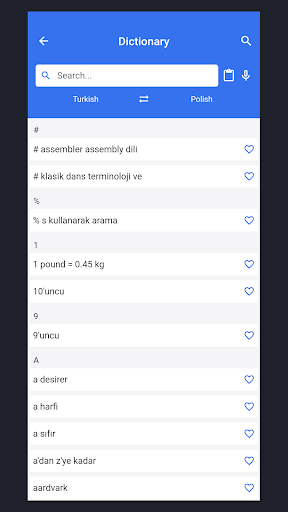 POLISH - TURKISH Dictionary