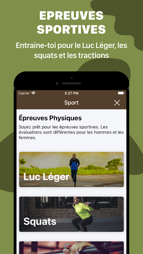 Screenshot of Test d'Aptitude Pour l'Armée