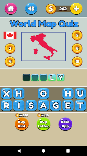 Fun Quizzes - World Map Quiz