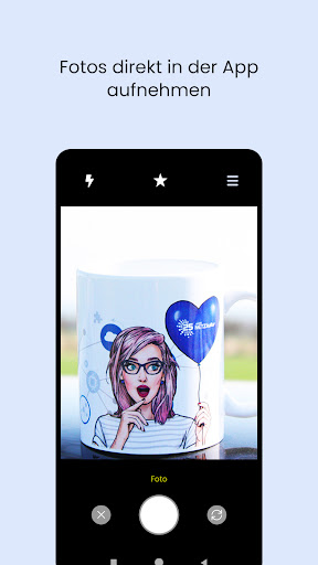 Android application infraUpload screenshort