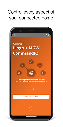 Android application Lingo + MGW CommandIQ screenshort