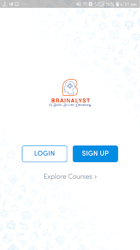 Android application Brainalyst screenshort