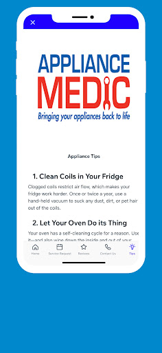 Appliance Medic CLT Screen 3