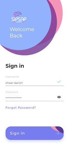 Android application WorkVue screenshort