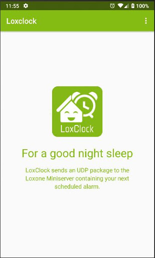 Android application LoxClock screenshort