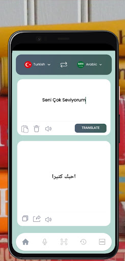 Arabic Turkish Translator Screen 3
