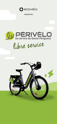 Android application Périvélo libre service screenshort