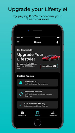 Prorata: Co-Own Your Dream Car Screenshot 1 - AppWisp.com