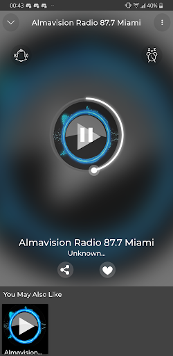 Android application Almavision Radio 87.7 Miami screenshort