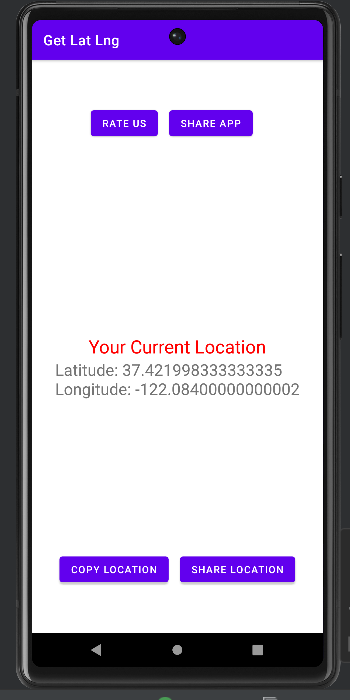 Current Latitude and Longitude - 1.0 - (Android)