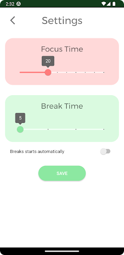 Stay focus! — PomoTimer Screen 3