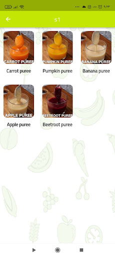 4 to 12 months baby food chart Screen 2