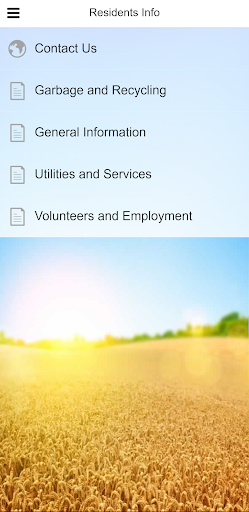 Town of Killam App Screen 3
