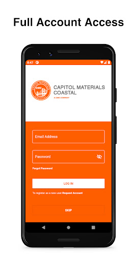 Screenshot of Capitol Materials Coastal