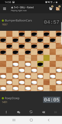 Android application lidraughts • Online Draughts screenshort